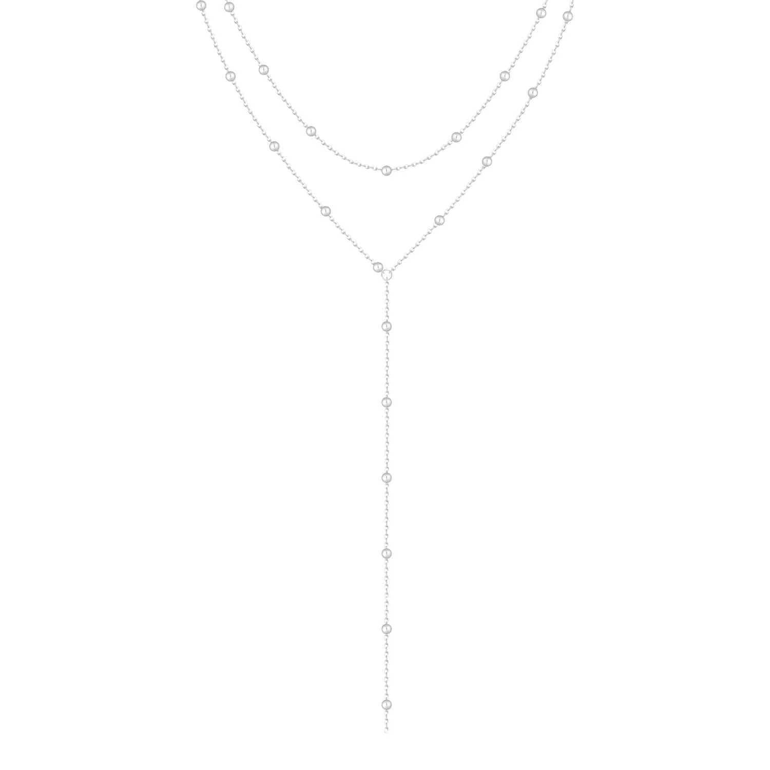Wren Layered Lariat Necklace - Image 3